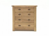 Breeze 4 Drawer Chest Made from beautiful white oak ven